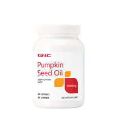 GNC 南瓜籽油膠囊食品 補充營養、維持健康機能, 100顆, 1.4g, 1入