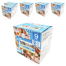 WAKODO 和光堂 雞肉蔬菜燴飯便當 Set, 富含營養, 斷奶後食用首選, 無色素, 無防腐劑, 無香料, 160g, 6盒