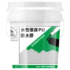 KINGCAT 貓王油漆 水性環保PU防水膠 K1-613 5加侖 深咖啡色, 銀灰色, 18.92L, 1桶