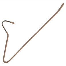 mohe 木暉居家 60入 Z型 浸塑覆膜 無痕防滑褲架, 杏色, 1組