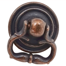 木百貨 拉手 Set 10個 33-02, 紅古銅, 1組