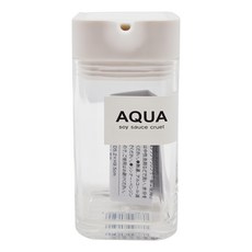 Yamazaki 山崎 AQUA可調控醬油罐 白色, 輕鬆控制用量，簡約廚房調味瓶, 1罐