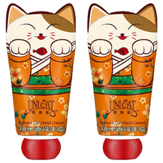 UNICAT 變臉貓 檀木香護手霜 招財貓, 40ml, 2條