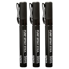 日本 SLOWER 筆型隨身噴霧瓶 10ml, 黑色, 1組