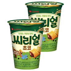 LOTTE 樂天 穀物口袋餅乾杯 巧克力風味, 89g, 2個