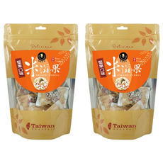 MR.JOHNSON 強森先生 米滋果 堅果口味, 台灣在地好米 日本製菓技法 獨立包裝 酥脆爽口, 90g, 2袋