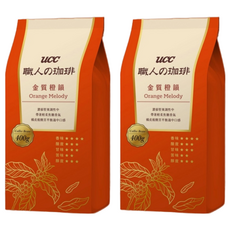 ucc 職人的珈琲 金質橙韻咖啡豆, 咖啡豆(無研磨), 400g, 2包