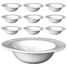 大同TATUNG 98型7英吋沙拉碗10入組-磁器沙拉碗, 單色, 1組