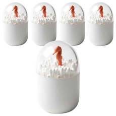 QUALy Roaming Bear cotton bud holder 棉花棒罐 北極漫步, 1個, 5個