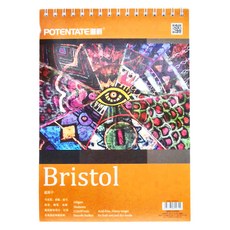 POTENTATE 遵爵 布里斯托 插畫本 240gsm 36張 適用於乾濕媒材, A4, 1本
