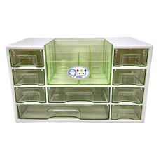 JUSKU 佳斯捷 小作家收藏盒 1.8kg, 綠色, 4層