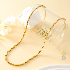 NOID-B 男用醫療鋼不變色竹節鏈項鍊