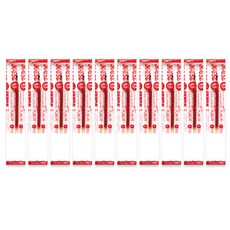 ZEBRA 斑馬牌 JK-0.5 中性原子筆芯 RJK-R 0.5mm 1箱, 紅色, 10支