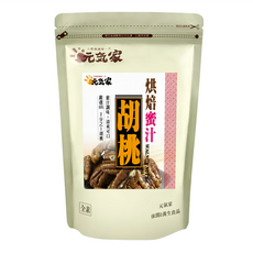 元氣家 烘焙蜜汁胡桃 嚴選80%二分之一胡桃 蜜汁調味 清爽可口, 200g, 1包