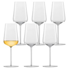 ZWIESEL GLAS 德國製 Vervino 類手工夏多內白酒杯, 6個, 487ml