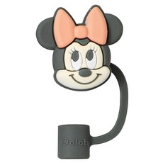 Oolab 良杯製所 繪想年代系列矽膠防塵 細吸管蓋 米妮限定款, 1個, 1個