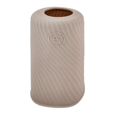 HYDY 波紋矽膠套，適用480ml、590ml水瓶系列, 波紋拿鐵, 1個