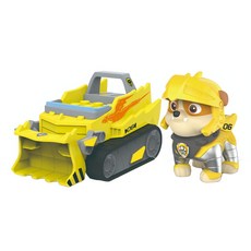 汪汪隊立大功救援車叢林狗狗 小礫 + 犀牛工程車 18cm, 1組