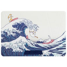 ekax ergomi Meta Stand 筆電支架 輕鬆摺疊 高級人造皮革, 神奈川沖浪喵, 1個