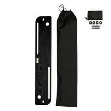 日月鉄工所 天板 鐵男吊架配件組 外掛衣架專用 9mm 厚度 黑色/原木色, 1個