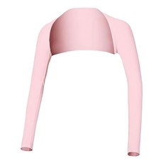 MEGA 美高 防曬披肩袖套 UPF50+ 鈕扣領設計 涼感, M, 櫻花粉, 1個