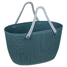 橘之屋 多用置物提籃 PP塑料, L(48 x 23 x 44cm), 顏色隨機, 1個