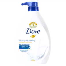 Dove 多芬滋養柔嫩沐浴乳 肌膚保濕, 1kg, 1瓶