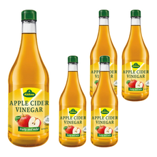 Kuhne 冠利 頂級蘋果醋 調理食醋 750ml, 5瓶