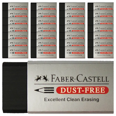 FABER-CASTELL 輝柏 2B 考試黏屑塑膠擦, 187227, 96個