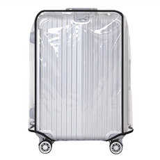葉子小舖 直款 透明 24吋 - 防水耐磨行李箱防塵套