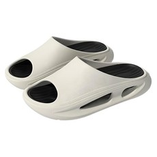 bebehome 鏤空減震舒壓運動拖鞋 尺寸 42-43, 米色 + 黑色