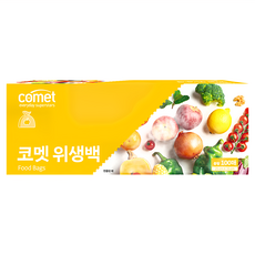 comet 捲筒型食物保鮮袋, M(25 x 35cm), 100張, 3個