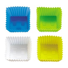 珍珠金屬 矽膠分菜杯 Robo C-3919 大號, 1個