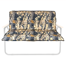 OWL CAMP PTC雙人椅套 聚酯纖維格紋棉感布 防潑水 抗撕裂, 樹林迷彩色, 1個