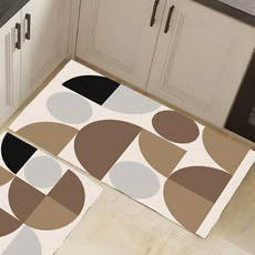 Arbor home 硅藻泥廚房防水地墊 幾何08, 60 x 90cm