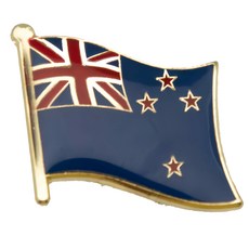 A-ONE 匯旺 紐西蘭 國旗別針 Set 2 15mm x 17mm x 1mm, 彩色, 2件