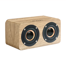 DTAudio K5A 木質藍芽喇叭 藍芽5.2 細膩音色 6W大輸出, 淺色