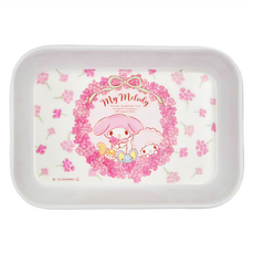 Skater 美耐皿收納盤餐盤 M(151 × 106 × 23mm), 美樂蒂, 1個