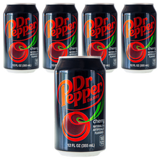 Dr Pepper 櫻桃風味可樂, 355ml, 5罐