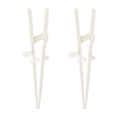 Edison 青少年矯正筷子Set, 象牙白, 2雙