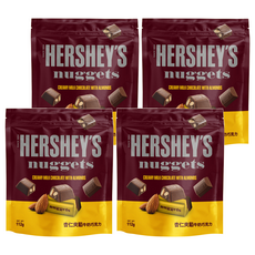 HERSHEY'S 好時 金磚杏仁夾餡牛奶巧克力 112g, 4袋