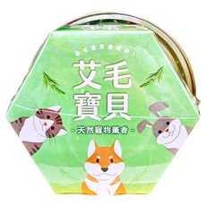 益成檀香 艾毛寶貝 室外款 20片 Set 天然寵物蚊香 SGS檢驗合格, 300g, 1盒