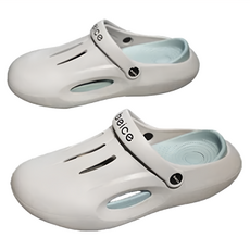 bebehome 潮款踩屎感軟底包頭兩用洞洞鞋