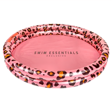 SWIM ESSENTIALS 荷蘭充氣戲水池, 直徑100cm, 復古粉小花豹, 1個