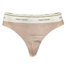 TREND FASHION 瑜珈丁字褲 78% 錦綸 22% 氨綸 底襠 100%棉, 淺咖