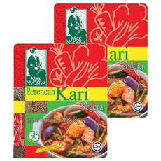 MAK NYONYA 馬來媽媽 南洋素咖哩風味即煮醬, 200g, 無添加, 6-8人份, 2包