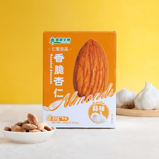 義美生機 香脆杏仁蒜味 180g (獨立包裝 蒜香濃郁 健康零食), 1盒