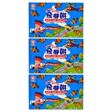旺揚 飛機餅, 原味, 80g, 3盒