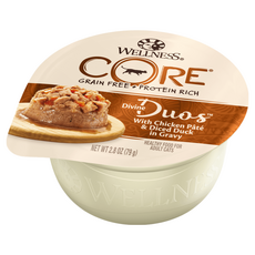 WELLNESS 寵物健康 貓用 DD主食寵餐杯, 鴨肉塊 + 雞肉泥, 2.8oz, 3個