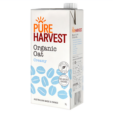 PURE HARVEST 澳洲有機燕麥奶咖啡師，奶油味，無添加糖, 1L, 1瓶